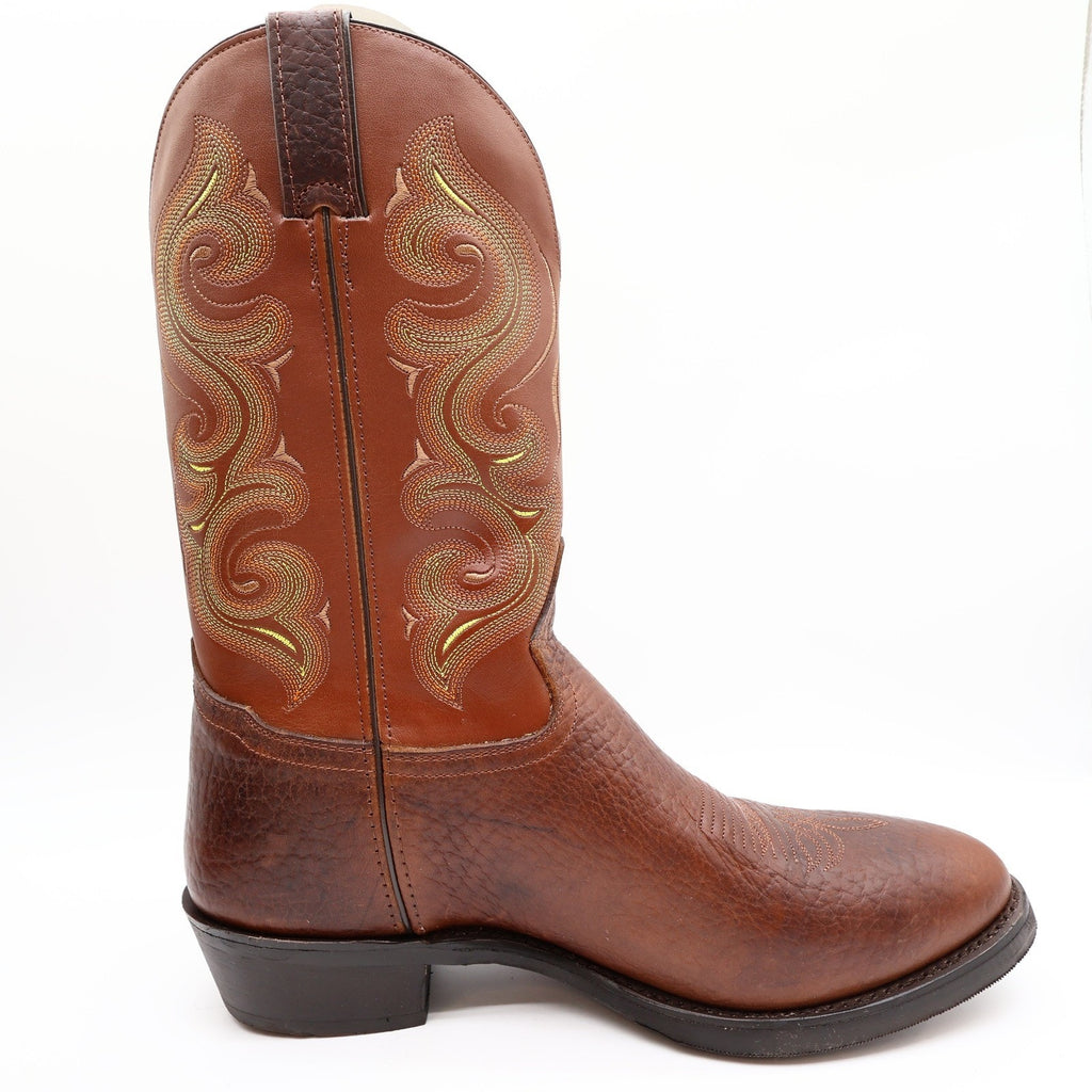 Double-H DH4417 Western Work Boots Mens 12 D Rust Leather R Toe New