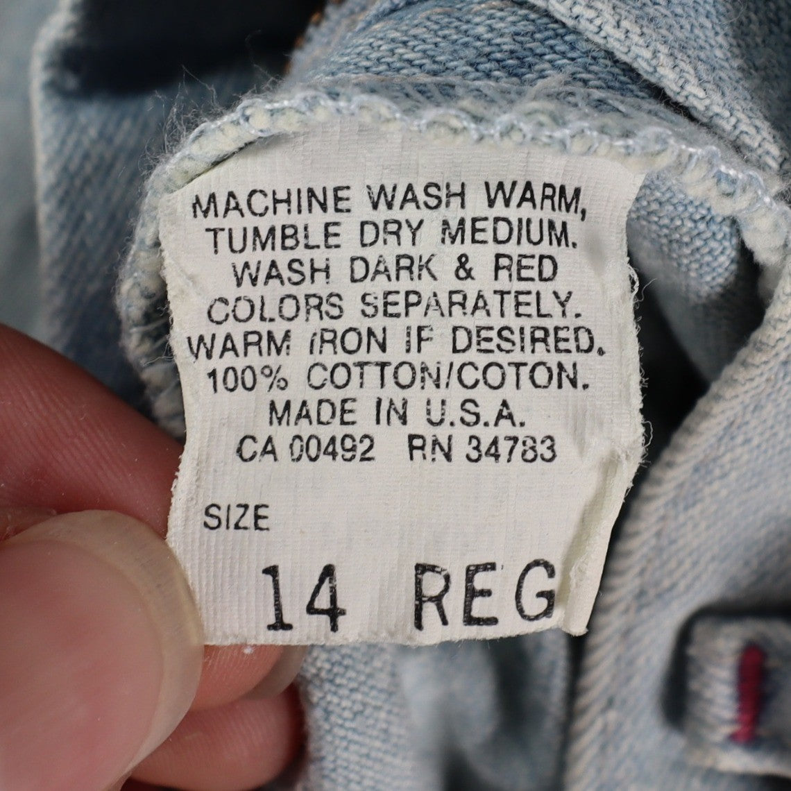 Lee Girls 14 Regular W26 Vintage 90s Baggy Fit Denim Shorts Aged Blue High Waist Belted Made in USA NWT Deadstock