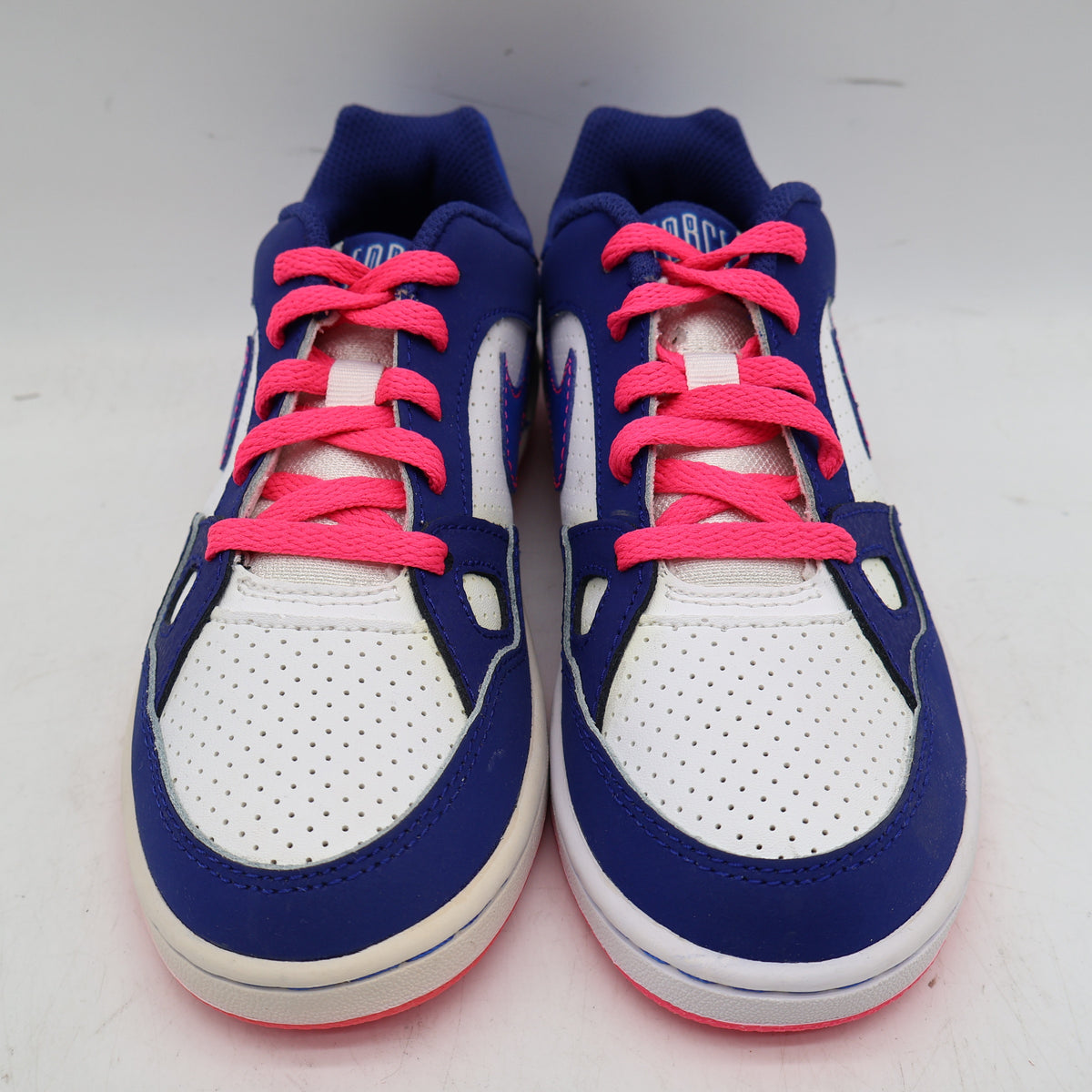 Nike Son of Force PS Youth 1Y White Hyper Cobalt Pink Sneakers 2014 616497-103