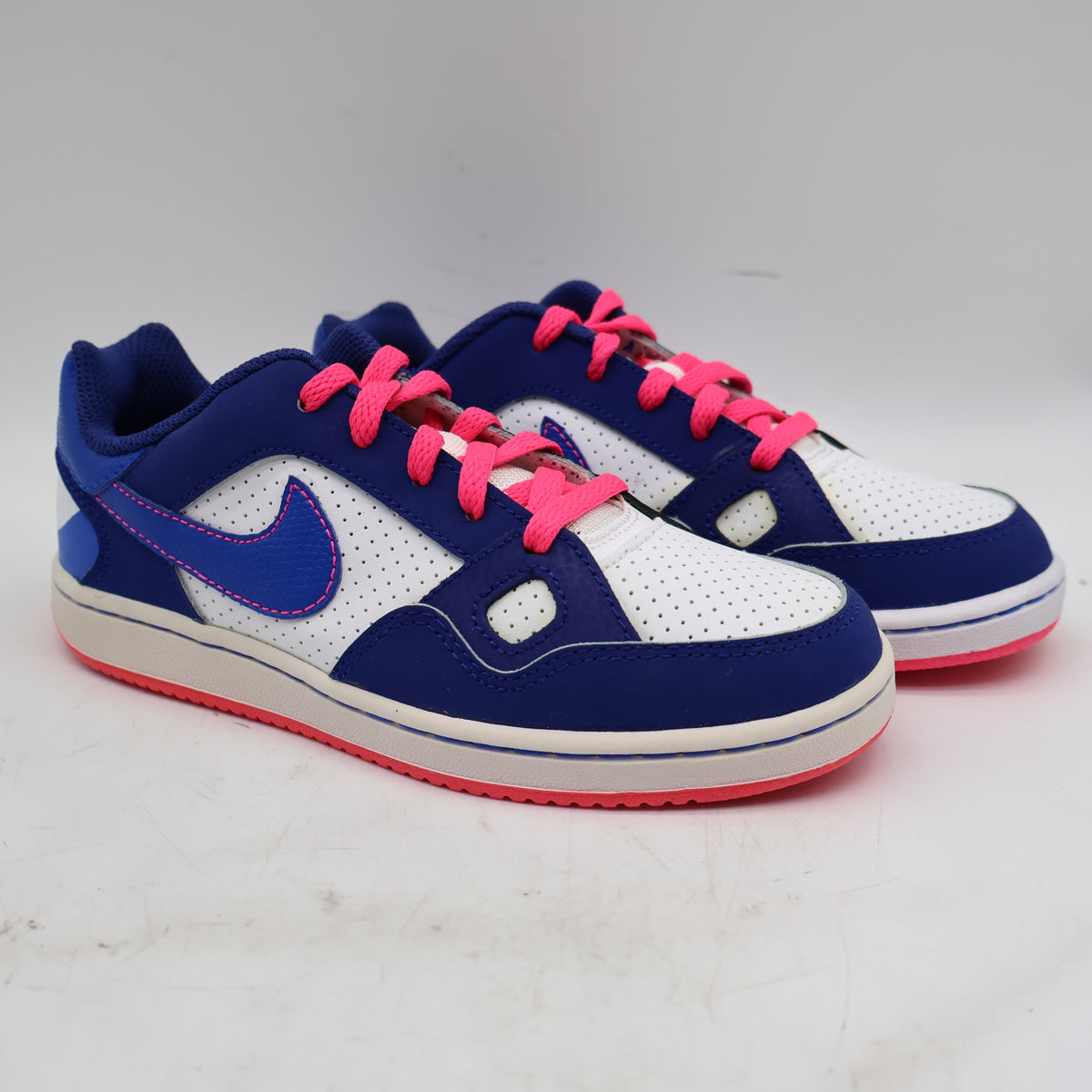 Nike Son of Force PS Youth 1Y White Hyper Cobalt Pink Sneakers 2014 616497-103