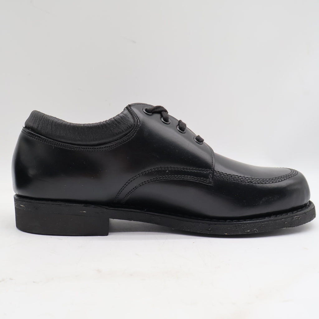 Cedar Crest Oxford Shoes Mens 7E Black Leather Moc Toe Deadstock Vintage – photo 11 of 17