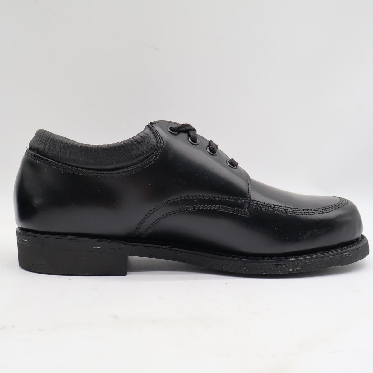Cedar Crest Oxford Shoes Mens 7E Black Leather Moc Toe Deadstock Vintage – photo 11 of 17