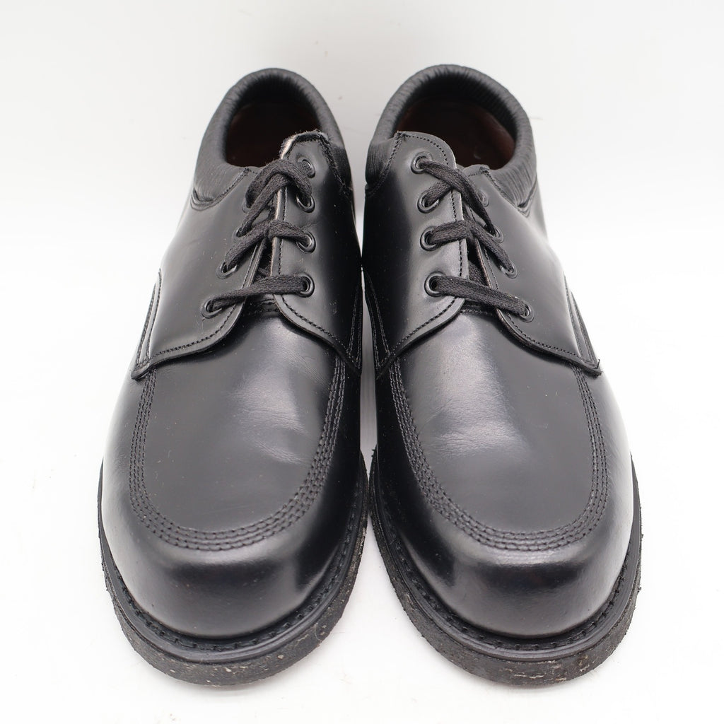 Cedar Crest Oxford Shoes Mens 7E Black Leather Moc Toe Deadstock Vintage – photo 7 of 17