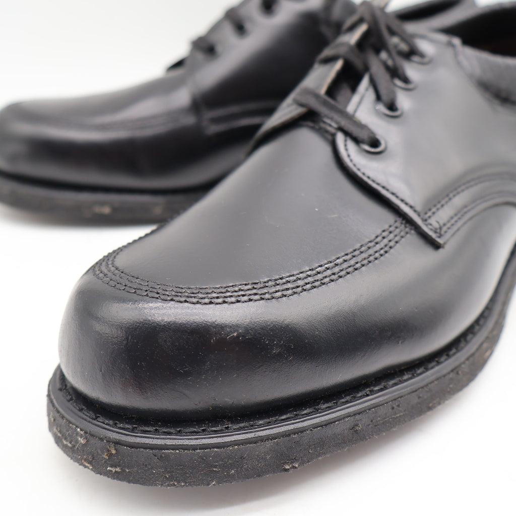 Cedar Crest Oxford Shoes Mens 7E Black Leather Moc Toe Deadstock Vintage – photo 5 of 17