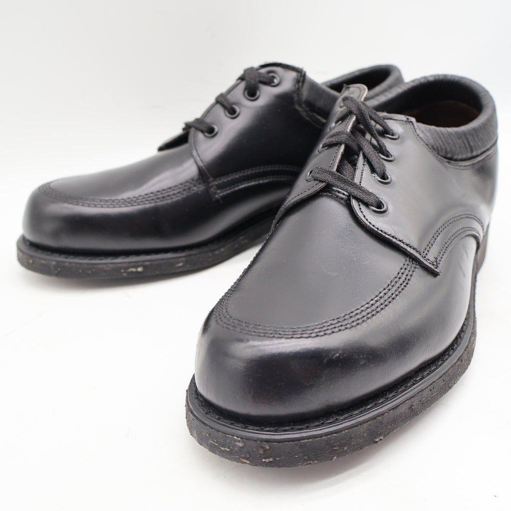 Cedar Crest Oxford Shoes Mens 7E Black Leather Moc Toe Deadstock Vintage – photo 6 of 17
