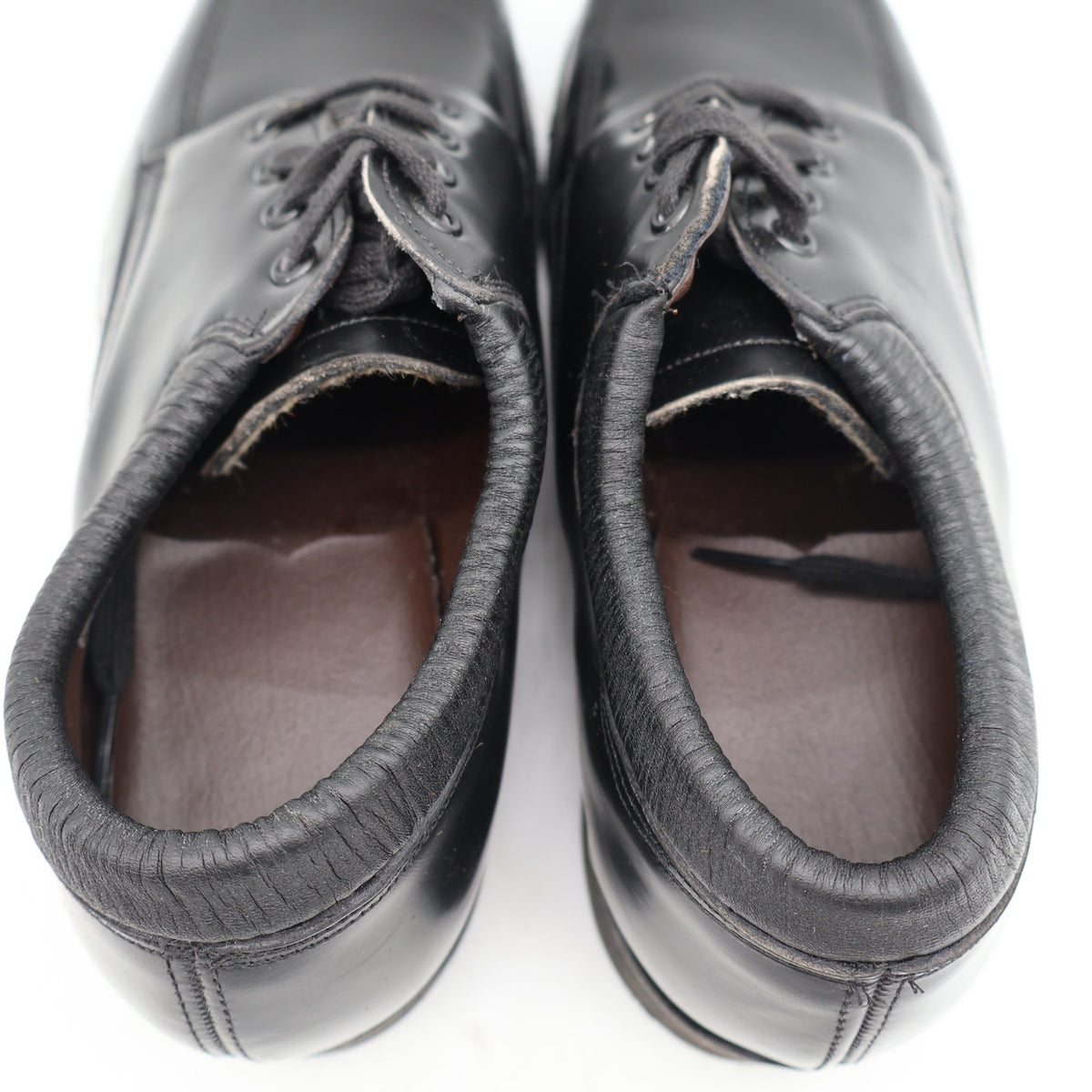 Cedar Crest Oxford Shoes Mens 7E Black Leather Moc Toe Deadstock Vintage – photo 9 of 17