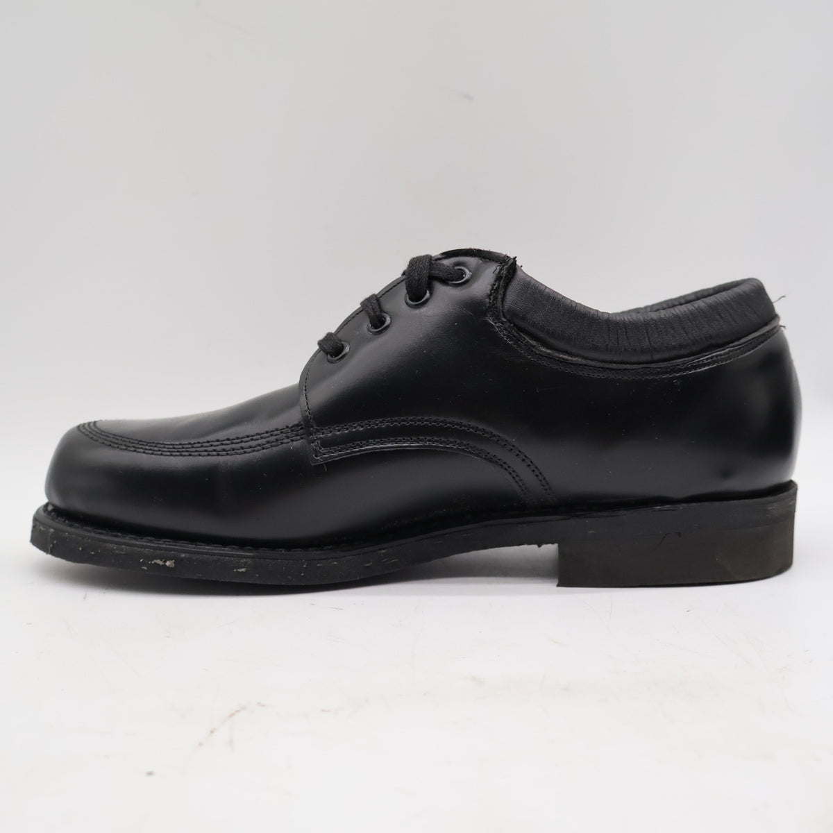 Cedar Crest Oxford Shoes Mens 7E Black Leather Moc Toe Deadstock Vintage – photo 12 of 17