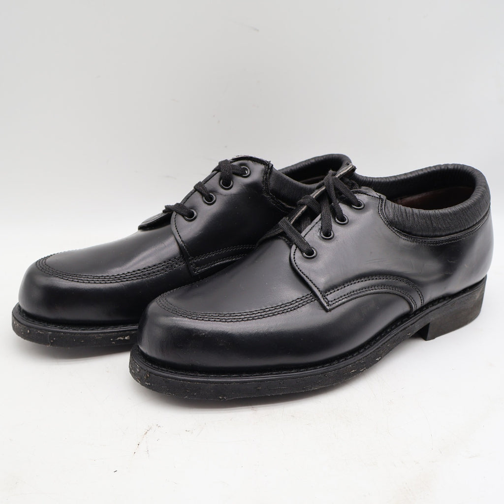 Cedar Crest Oxford Shoes Mens 7E Black Leather Moc Toe Deadstock Vintage – photo 3 of 17