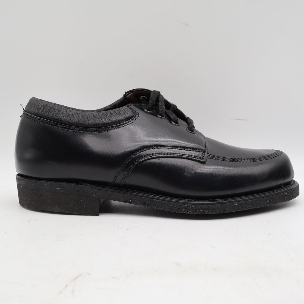 Cedar Crest Oxford Shoes Mens 7E Black Leather Moc Toe Deadstock Vintage – photo 13 of 17