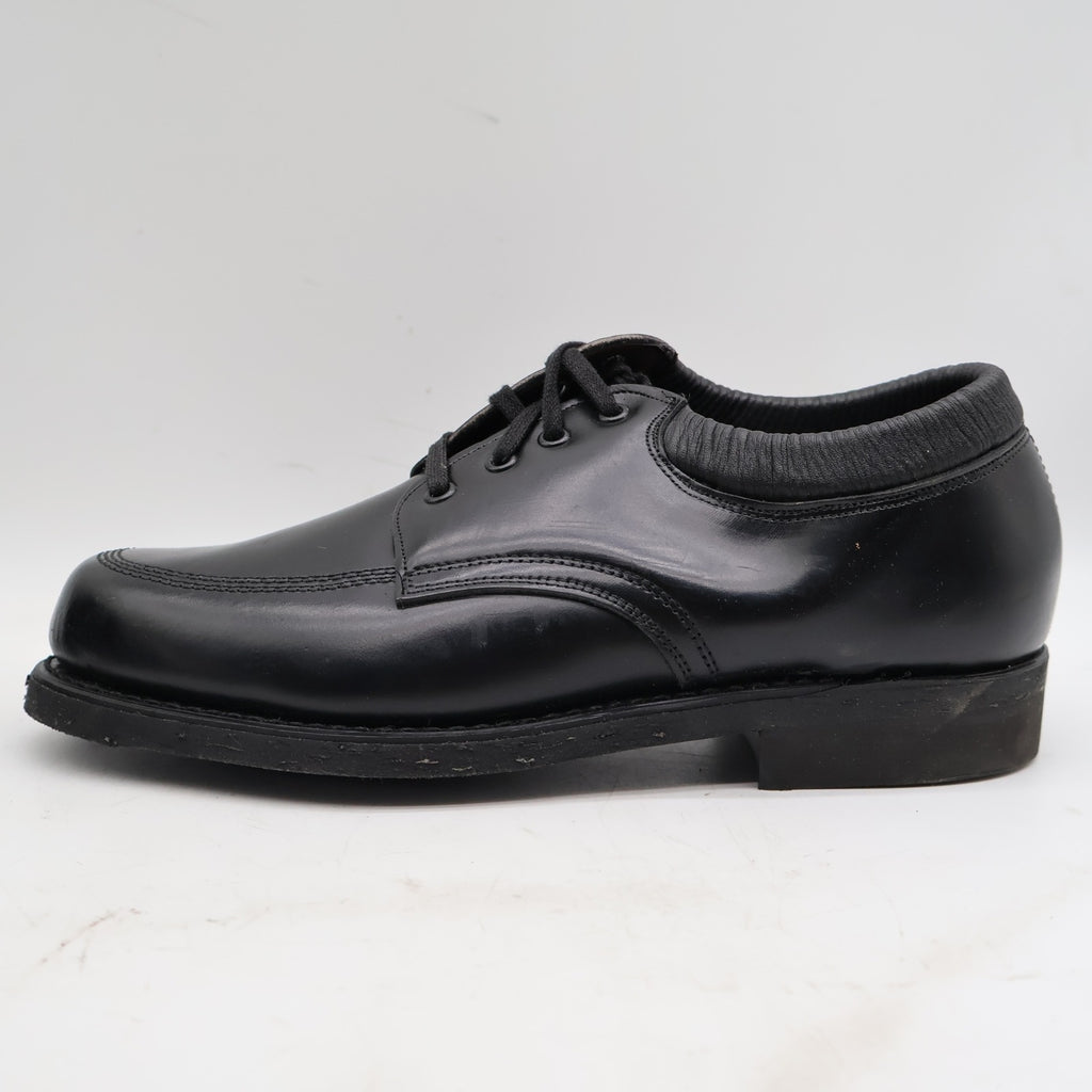 Cedar Crest Oxford Shoes Mens 7E Black Leather Moc Toe Deadstock Vintage – photo 14 of 17