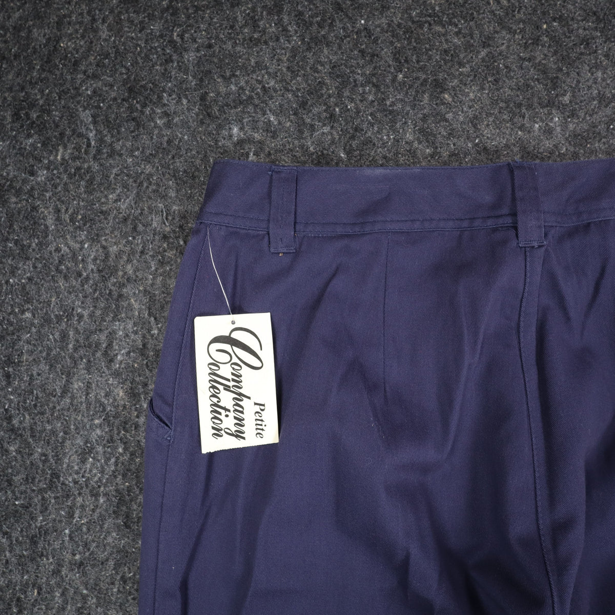 Company Collection Womens 12 Vintage Chic Navy Straight Leg Trousers NWT