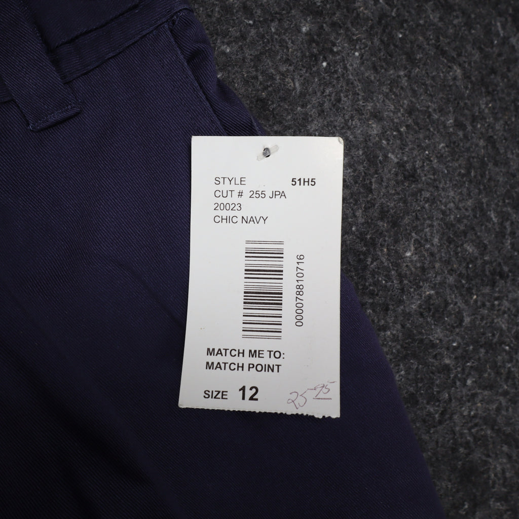 Company Collection Womens 12 Vintage Chic Navy Straight Leg Trousers NWT