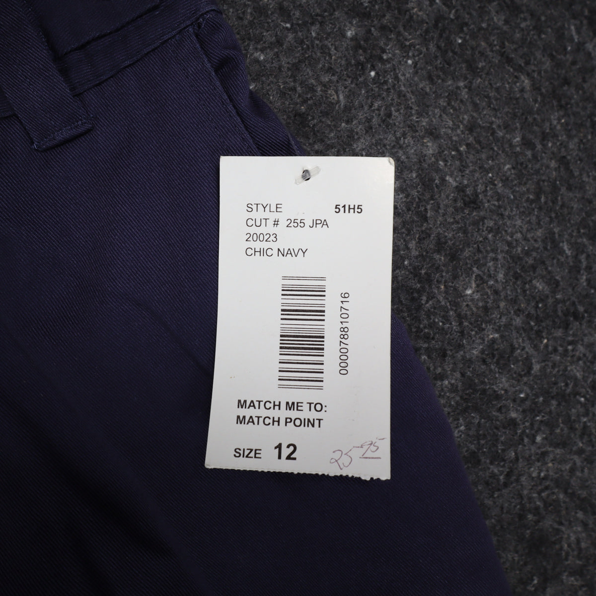 Company Collection Womens 12 Vintage Chic Navy Straight Leg Trousers NWT