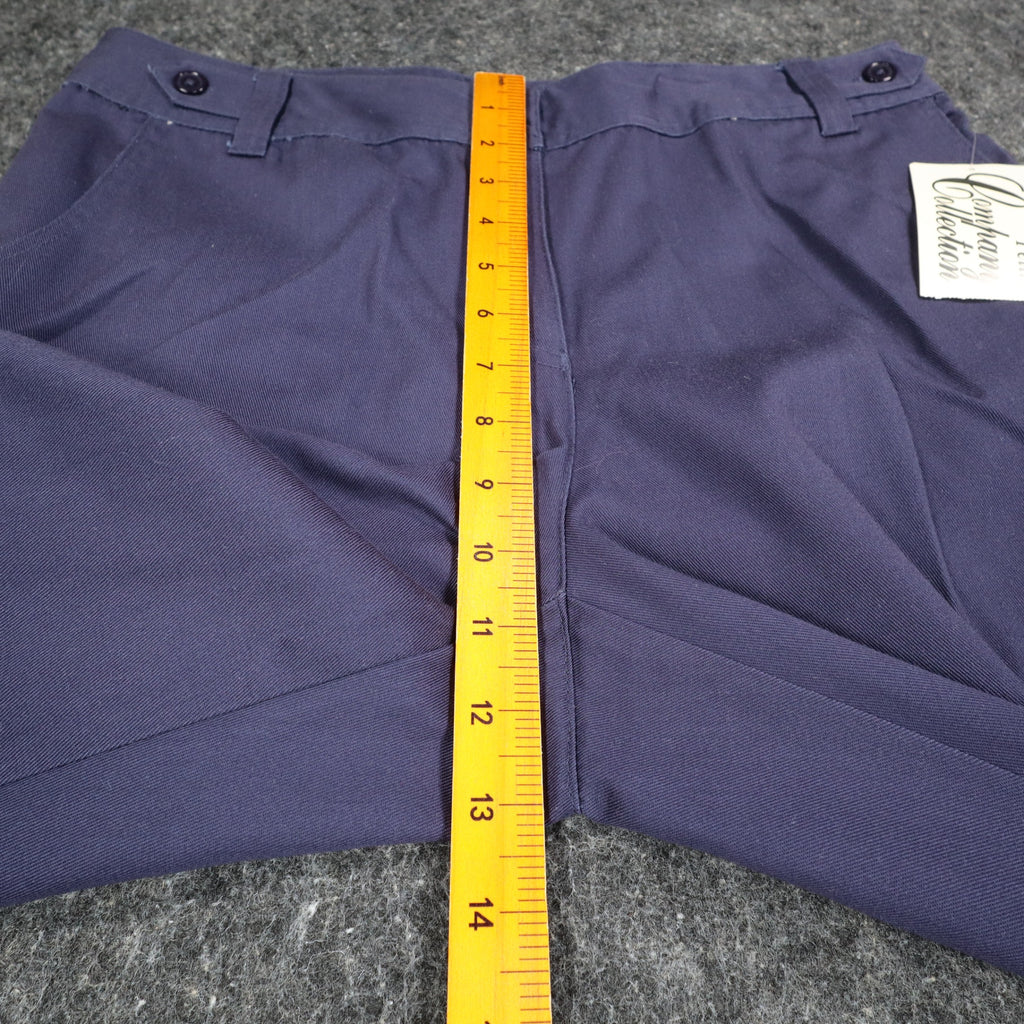 Company Collection Womens 12 Vintage Chic Navy Straight Leg Trousers NWT
