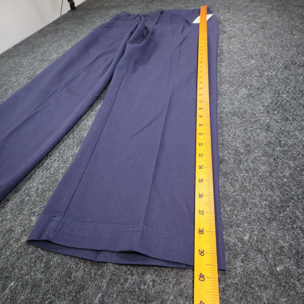 Company Collection Womens 12 Vintage Chic Navy Straight Leg Trousers NWT