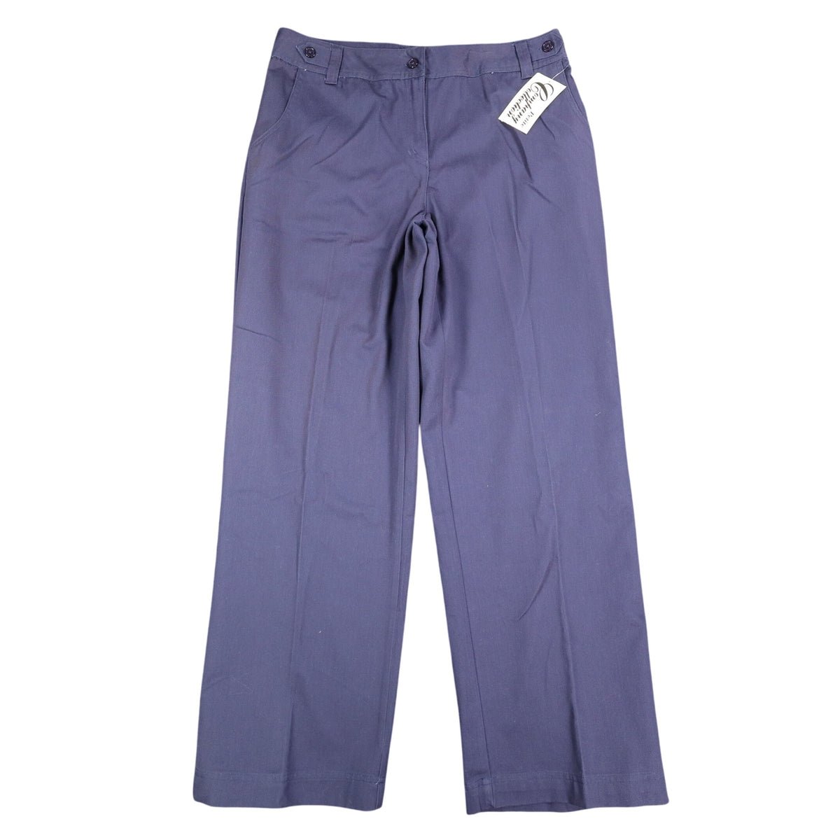 Company Collection Womens 12 Vintage Chic Navy Straight Leg Trousers NWT