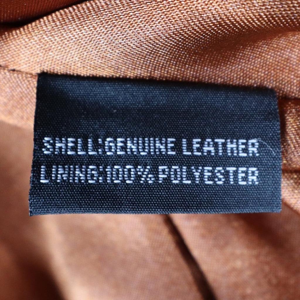 Montanaco Womens Medium NWT Spice Brown Genuine Leather Western Jacket Contrast Stitch