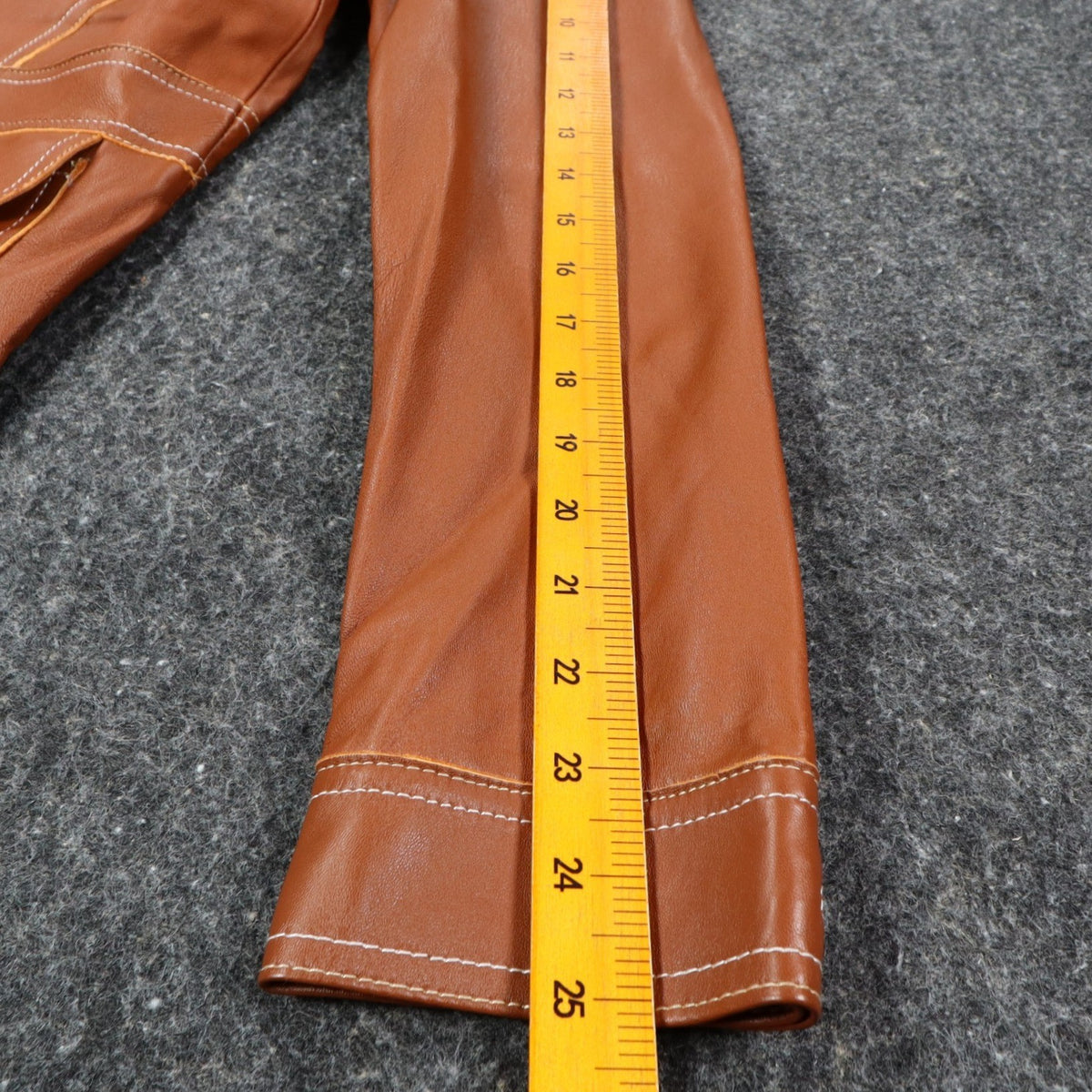 Montanaco Womens Medium NWT Spice Brown Genuine Leather Western Jacket Contrast Stitch
