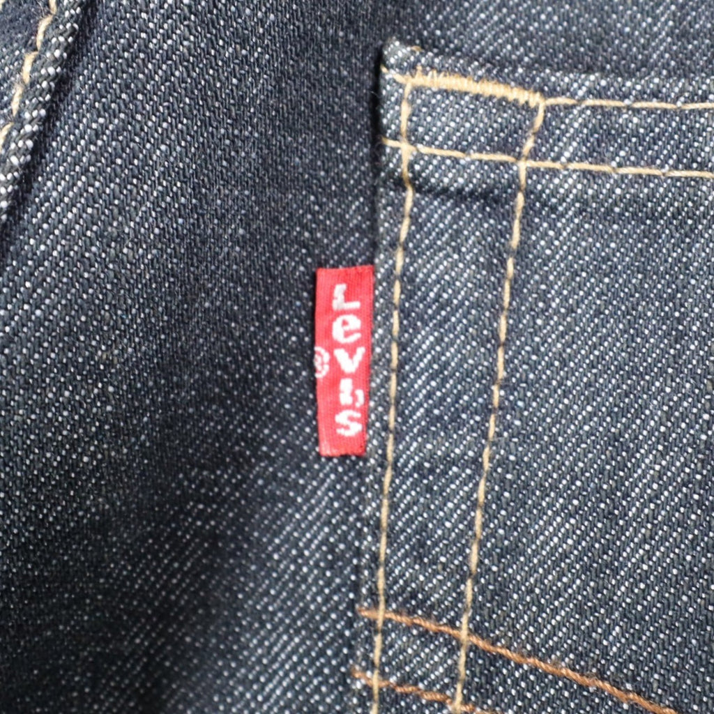 Levi's 505 Boys 12 Regular W26 L27 Dark Wash Indigo Straight Leg Jeans Deadstock