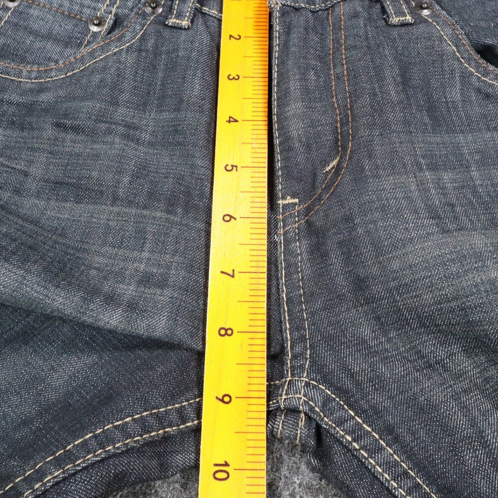 Levi's 505 Boys 12 Regular W26 L27 Dark Wash Indigo Straight Leg Jeans Deadstock