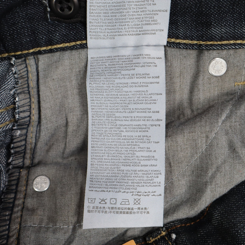 Levi's 505 Boys 12 Regular W26 L27 Dark Wash Indigo Straight Leg Jeans Deadstock