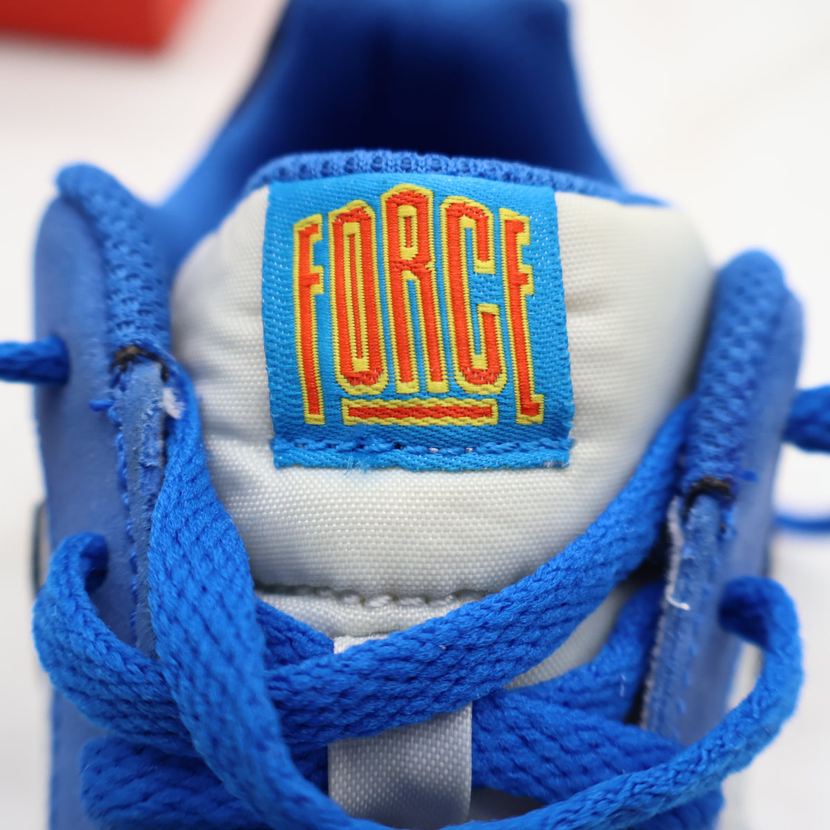 Nike Son of Force PS Boys 13C Pure Platinum Hyper Cobalt Sneakers 2014 Deadstock
