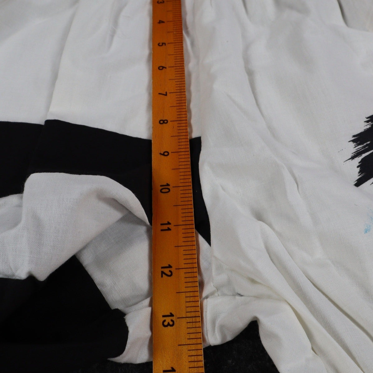 Vintage Just n Sun Kids Large White Neon Graphic Cotton Shorts USA Made NWT