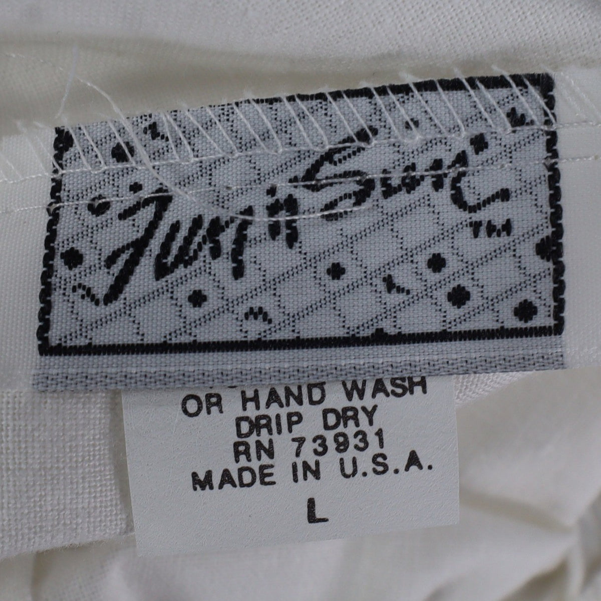 Vintage Just n Sun Kids Large White Neon Graphic Cotton Shorts USA Made NWT