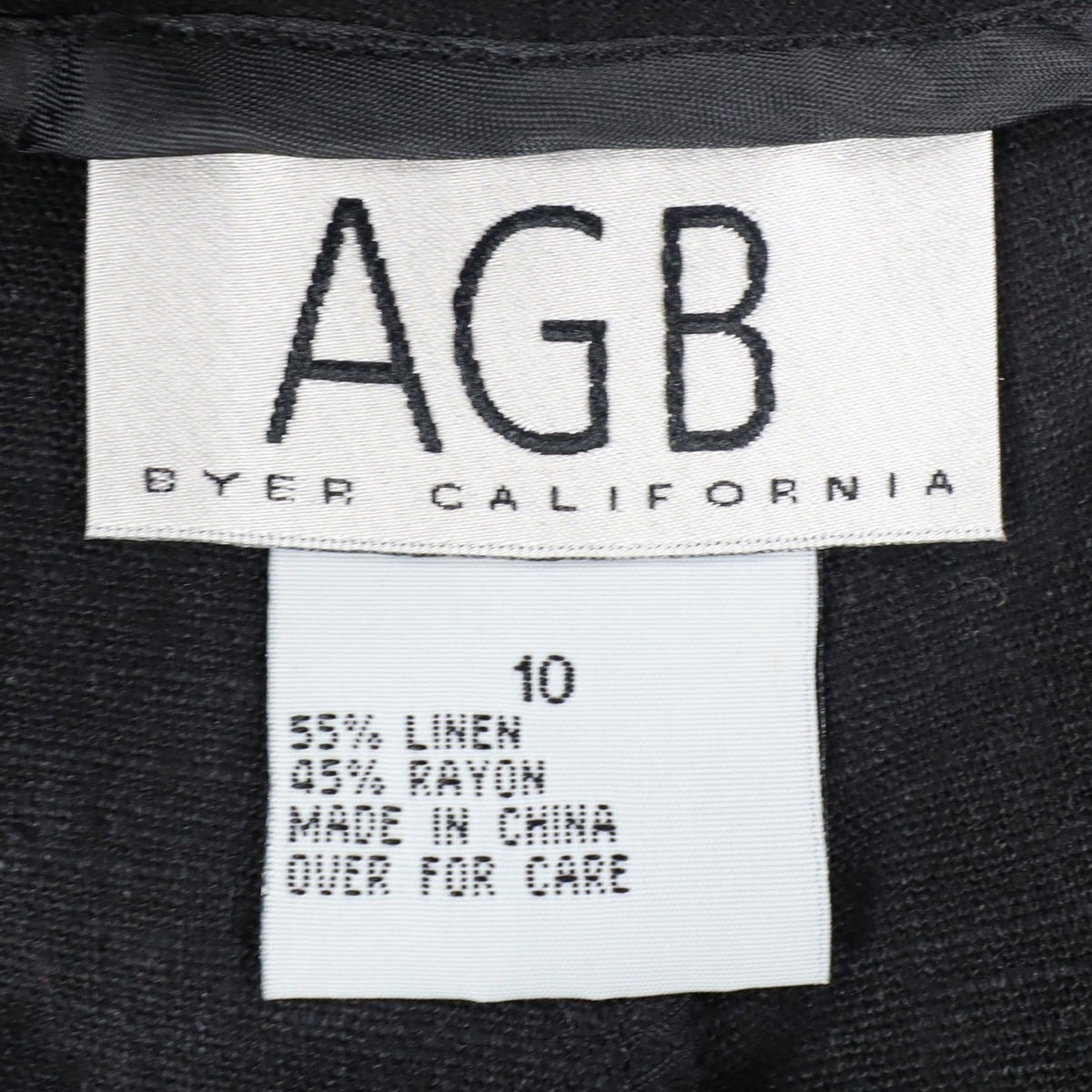 AGB Women’s Black Linen Blend Cargo Pants – Size 10 – New With Tags