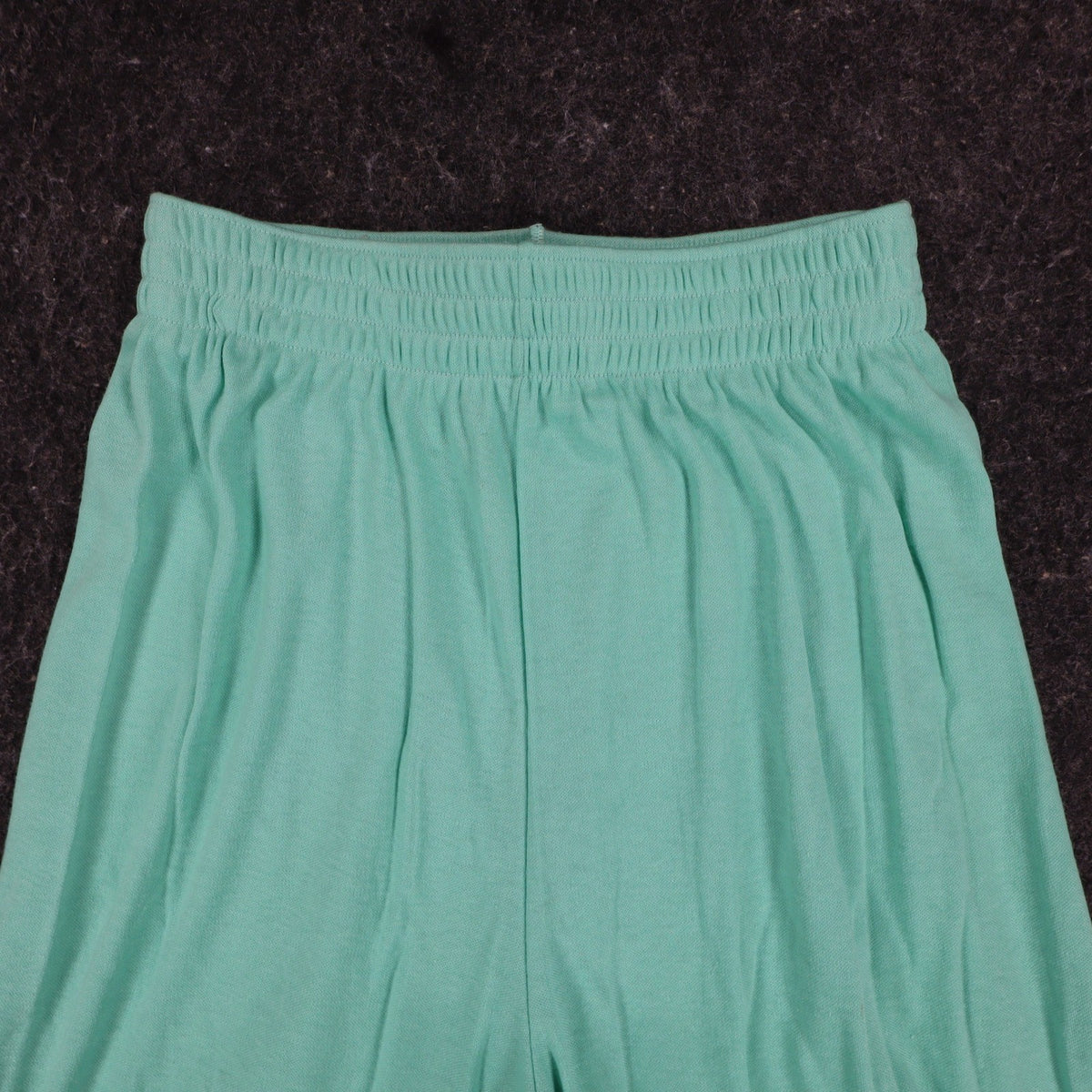 Vintage Silhouettes by Kathy Aqua Green Knit Shorts – Women’s Small – Made in USA