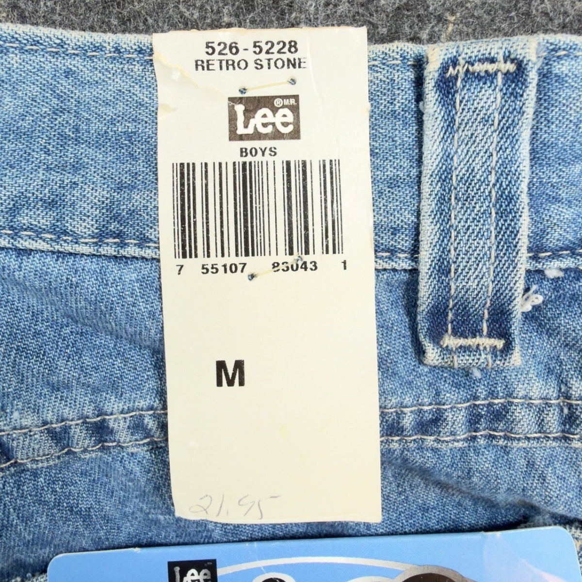 Vintage Lee Pipes Boys Medium Blue Denim Cargo Skater Shorts Made in USA NWT