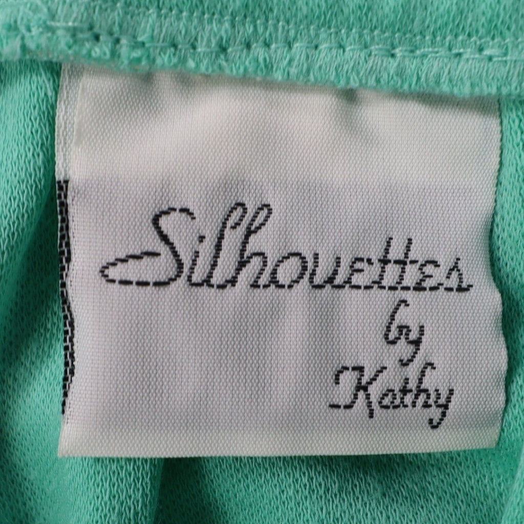 Vintage Silhouettes by Kathy Mint Green Knit Shorts Women’s Small Made in USA