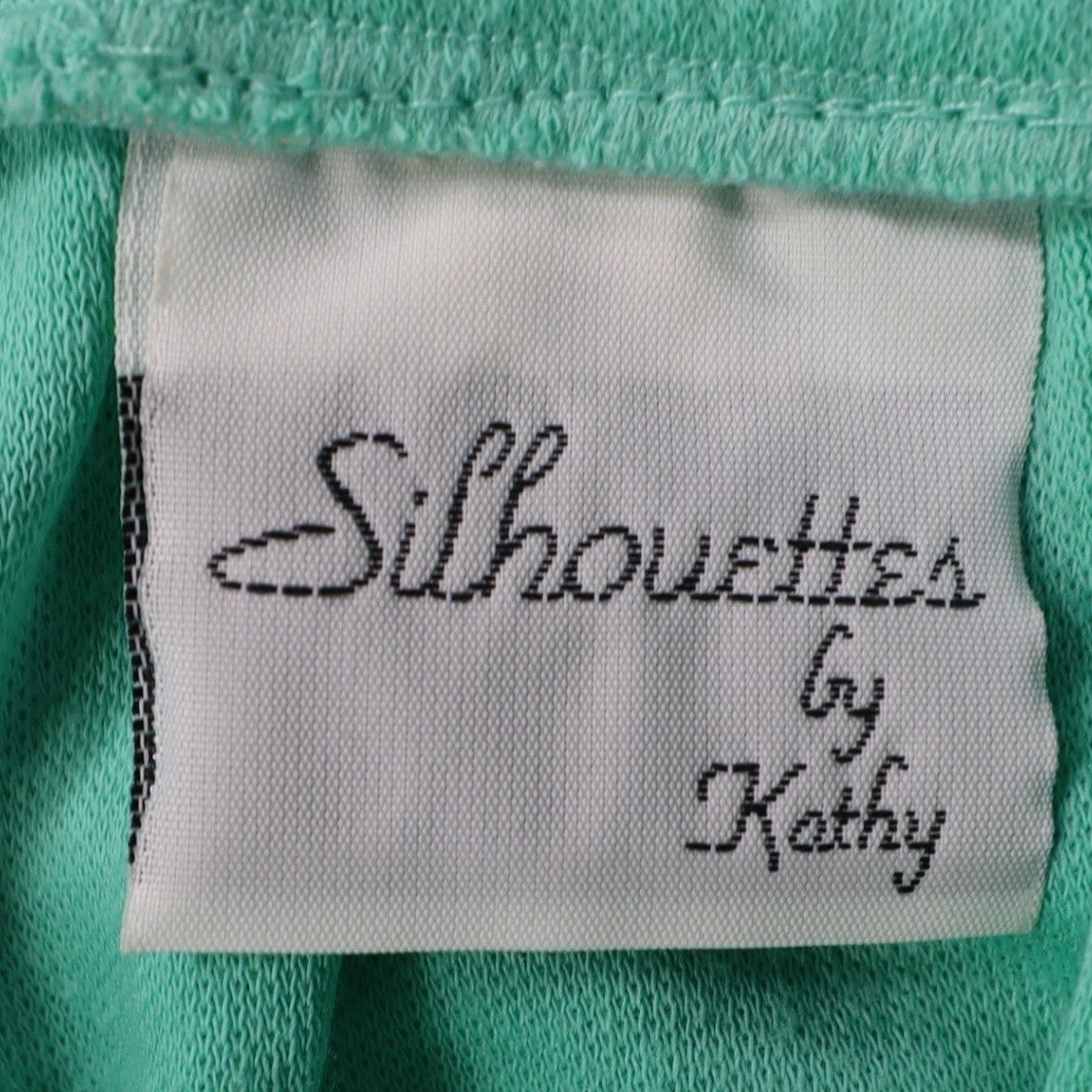 Vintage Silhouettes by Kathy Mint Green Knit Shorts Women’s Small Made in USA