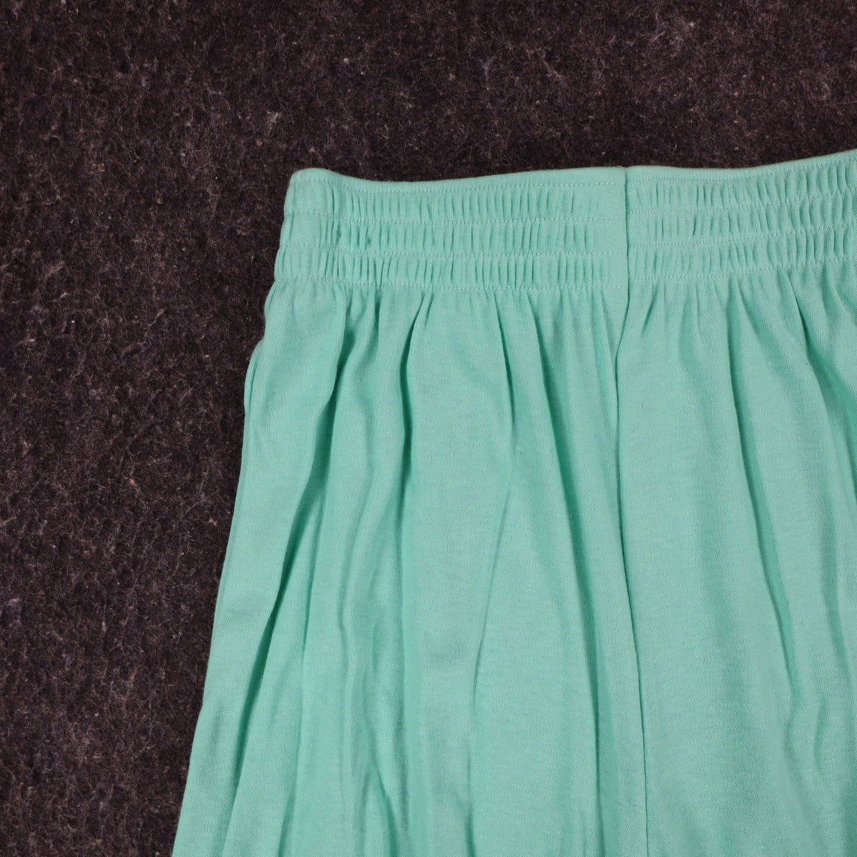 Vintage Silhouettes by Kathy Aqua Green Knit Shorts – Women’s Small – Made in USA