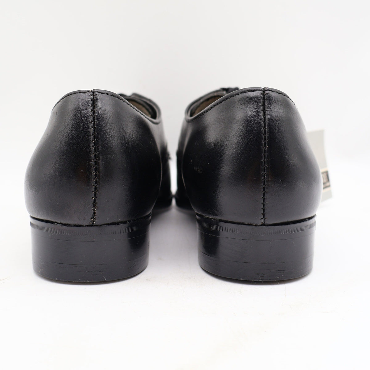 Vintage Barclay by Endicott Johnson Black Split Toe Oxford Shoes Men’s 10.5D USA Made NOS