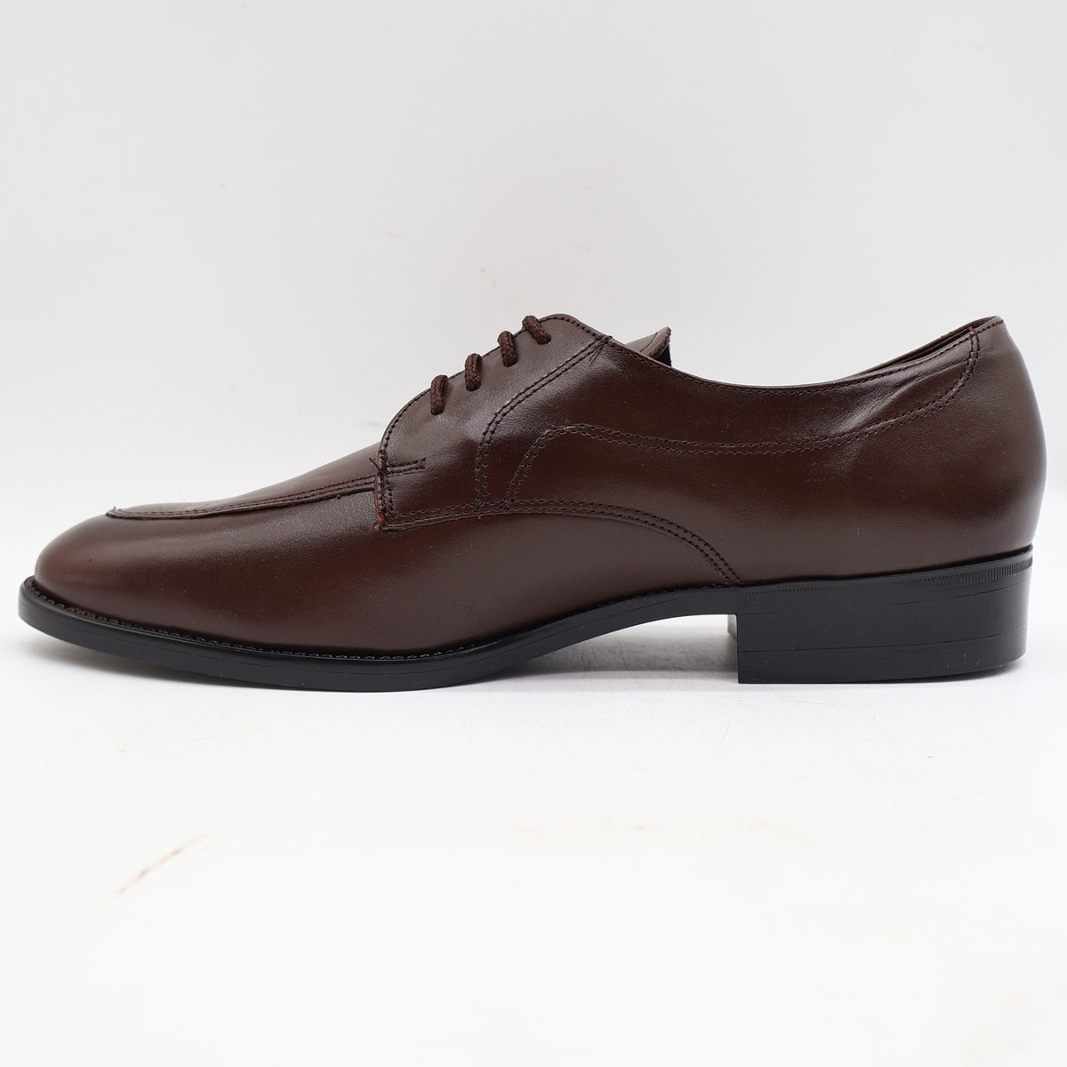 Vintage Barclay Brown Leather Apron Toe Oxford Derby Shoes Men’s 9D Deadstock
