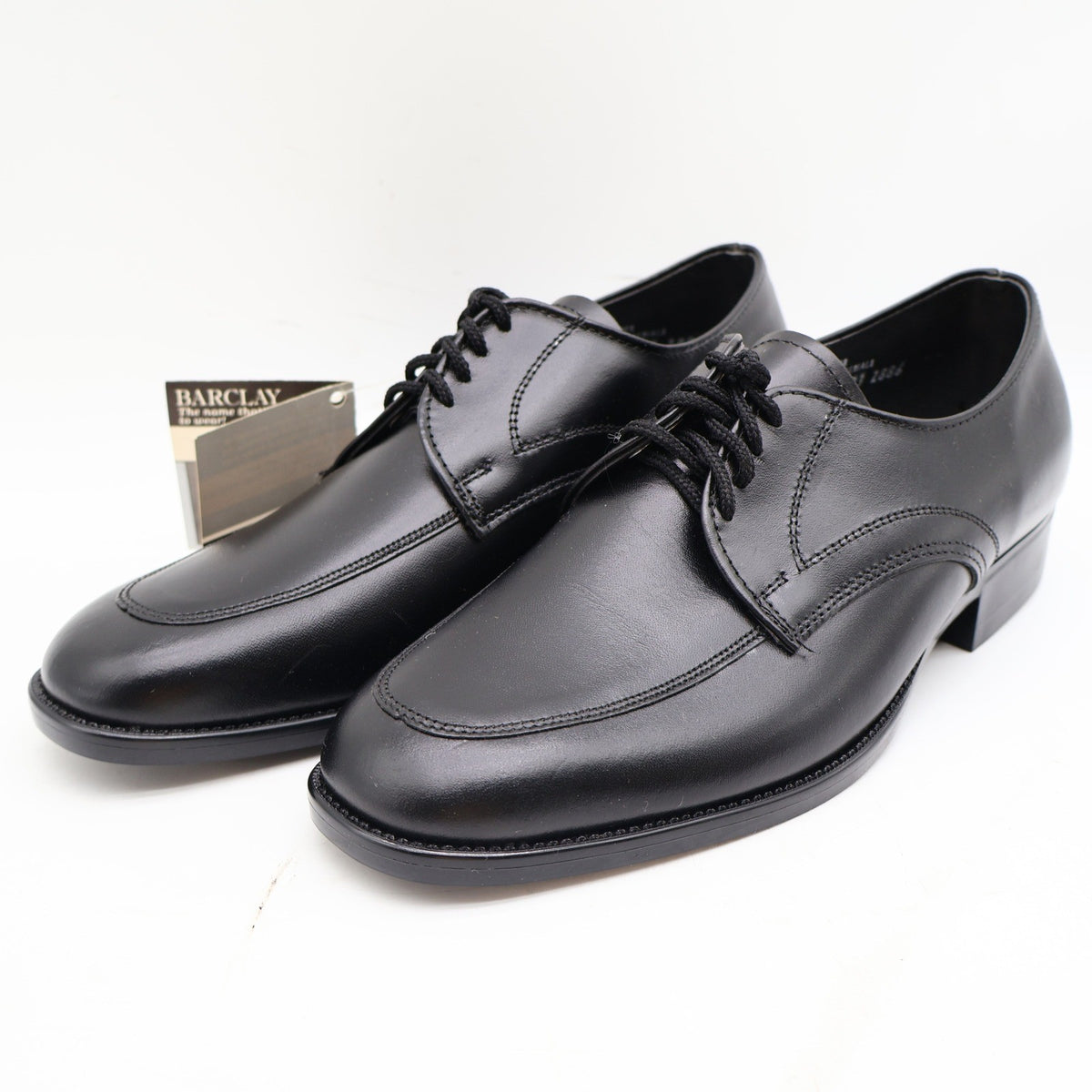 Vintage Barclay by Endicott Johnson Black Split Toe Oxford Shoes Men’s 10.5D USA Made NOS