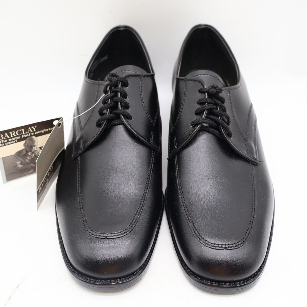 Vintage Barclay by Endicott Johnson Black Split Toe Oxford Shoes Men’s 10.5D USA Made NOS