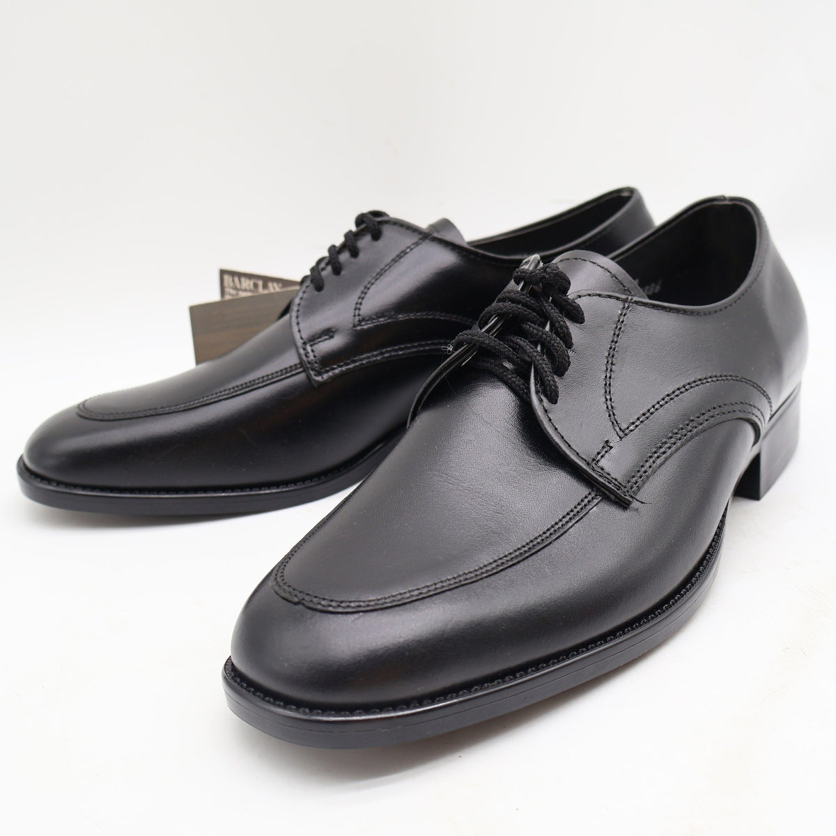 Vintage Barclay by Endicott Johnson Black Split Toe Oxford Shoes Men’s 10.5D USA Made NOS