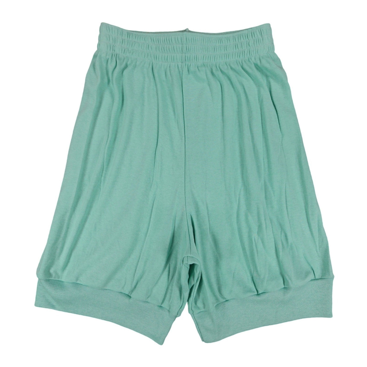 Vintage Silhouettes by Kathy Aqua Green Knit Shorts – Women’s Small – Made in USA