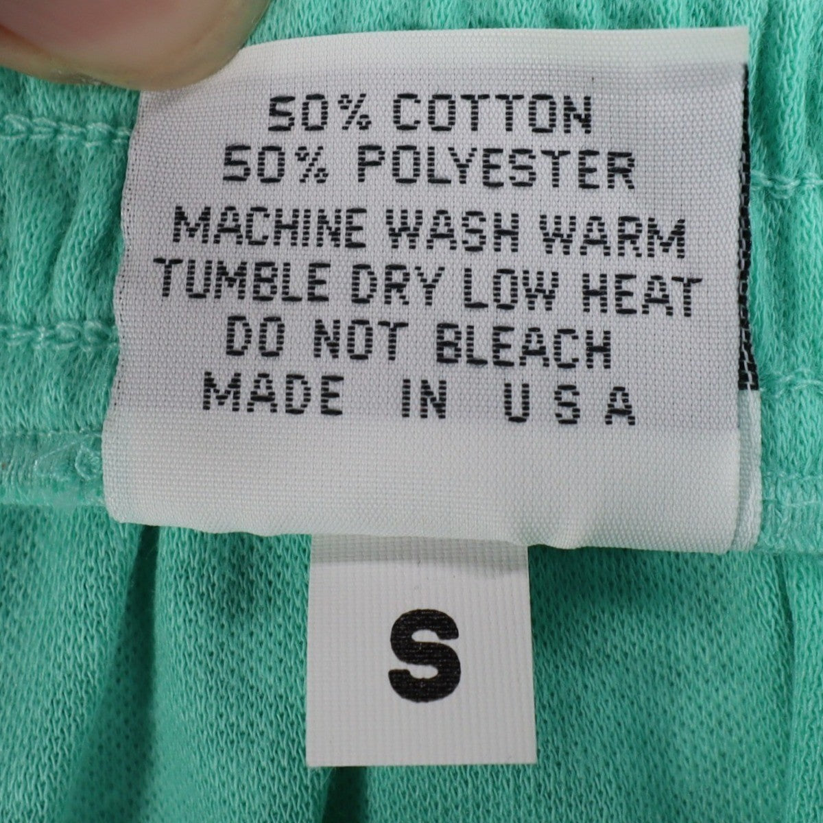 Vintage Silhouettes by Kathy Mint Green Knit Shorts Women’s Small Made in USA