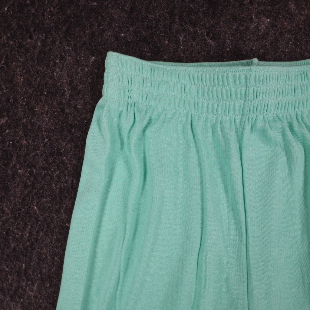 Vintage Silhouettes by Kathy Aqua Green Knit Shorts – Women’s Small – Made in USA