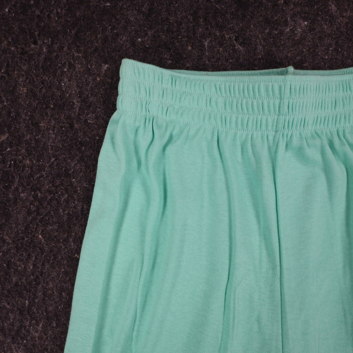 Vintage Silhouettes by Kathy Aqua Green Knit Shorts – Women’s Small – Made in USA