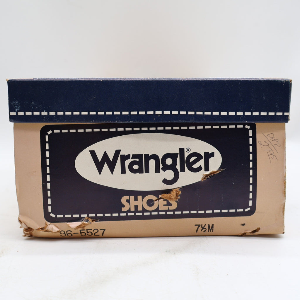 Vintage 1970s Wrangler Brown Leather Tassel Moc Toe Loafers Men’s 7.5M Deadstock