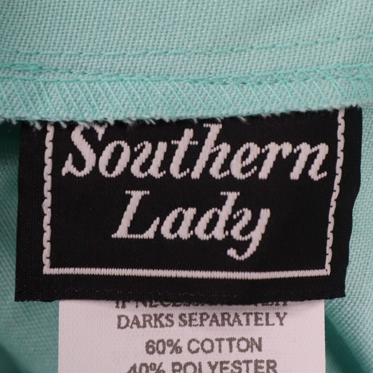 Vintage Southern Lady Aqua Pleated Twill Shorts High Waist Size 10 NWT