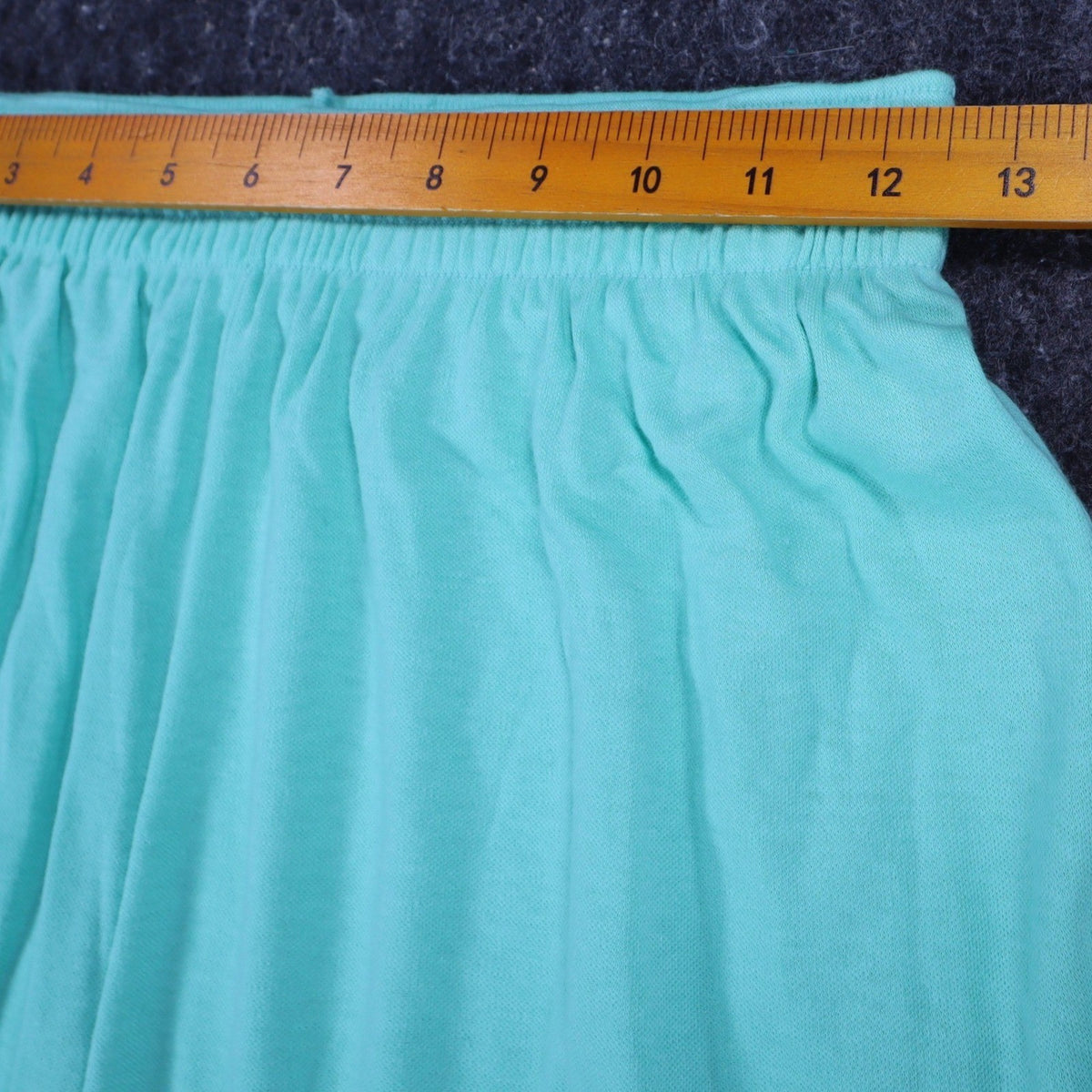 Vintage Silhouettes by Kathy Aqua Green Knit Shorts – Women’s Medium – Made in USA