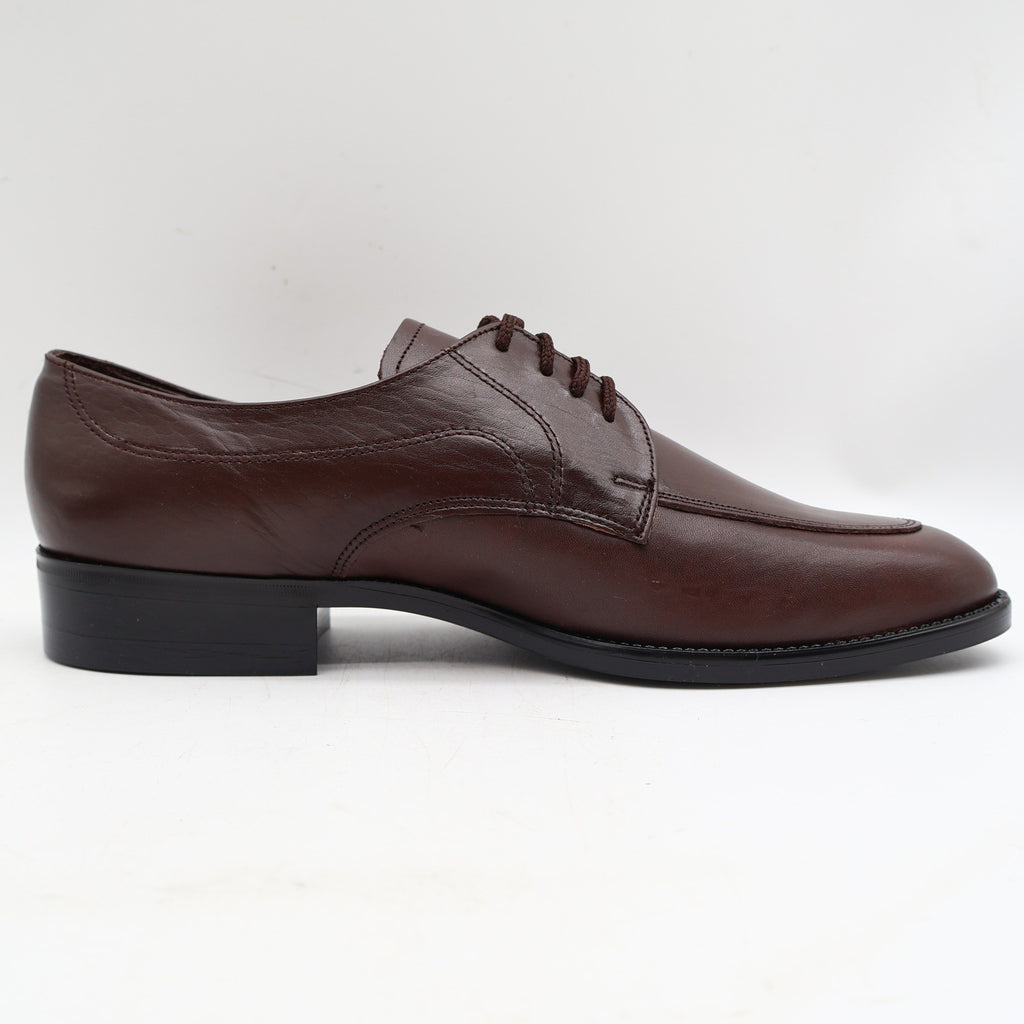 Vintage Barclay Brown Leather Apron Toe Oxford Derby Shoes Men’s 9D Deadstock
