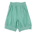 Vintage Silhouettes by Kathy Aqua Green Knit Shorts – Women’s Small – Made in USA