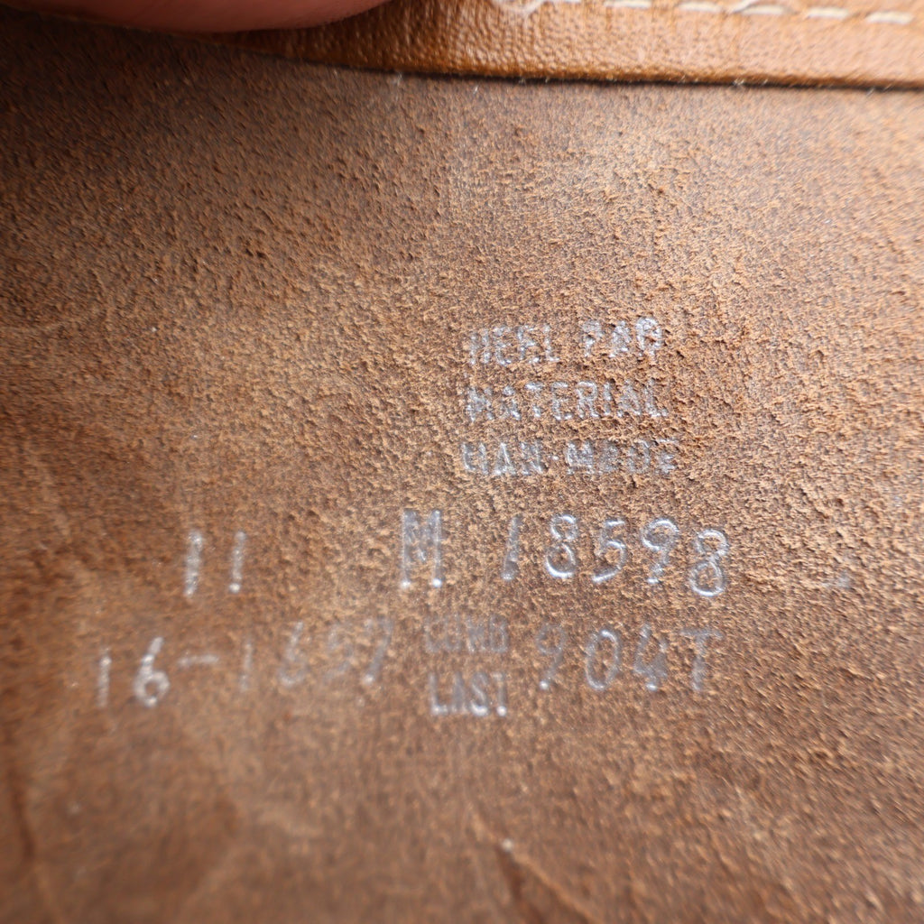 Vintage Cedar Crest Brown Tan Moc Toe Wedge Sole Work Boots Men’s 11M Deadstock