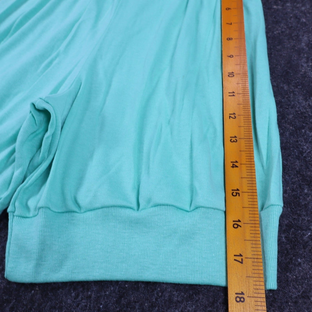 Vintage Silhouettes by Kathy Mint Green Knit Shorts Women’s Small Made in USA